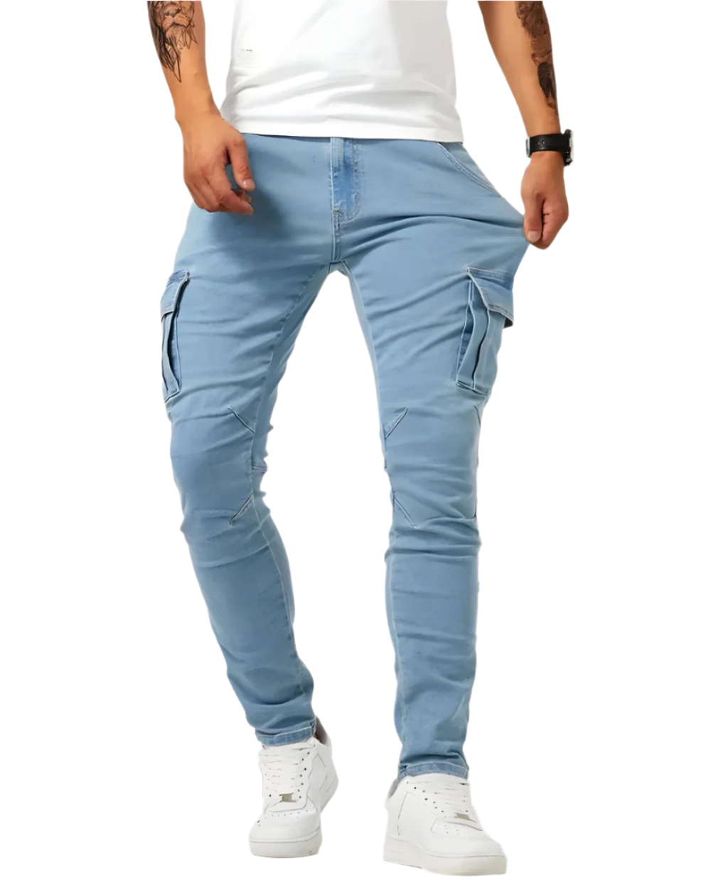 Pantalón Cargo Elástico Premium