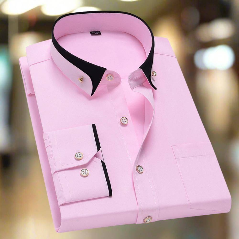 Camisa Clásica De Algodón De Manga Larga