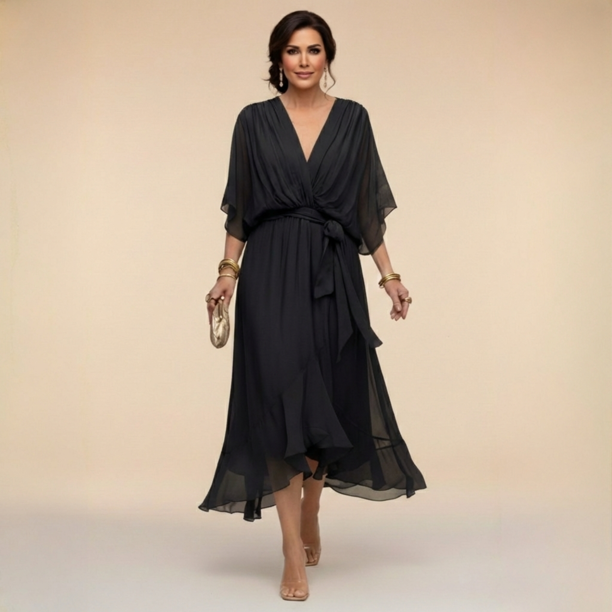 Monica | V-Neck Dress