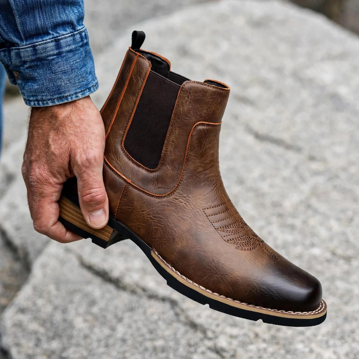 Bottines Chelsea Western