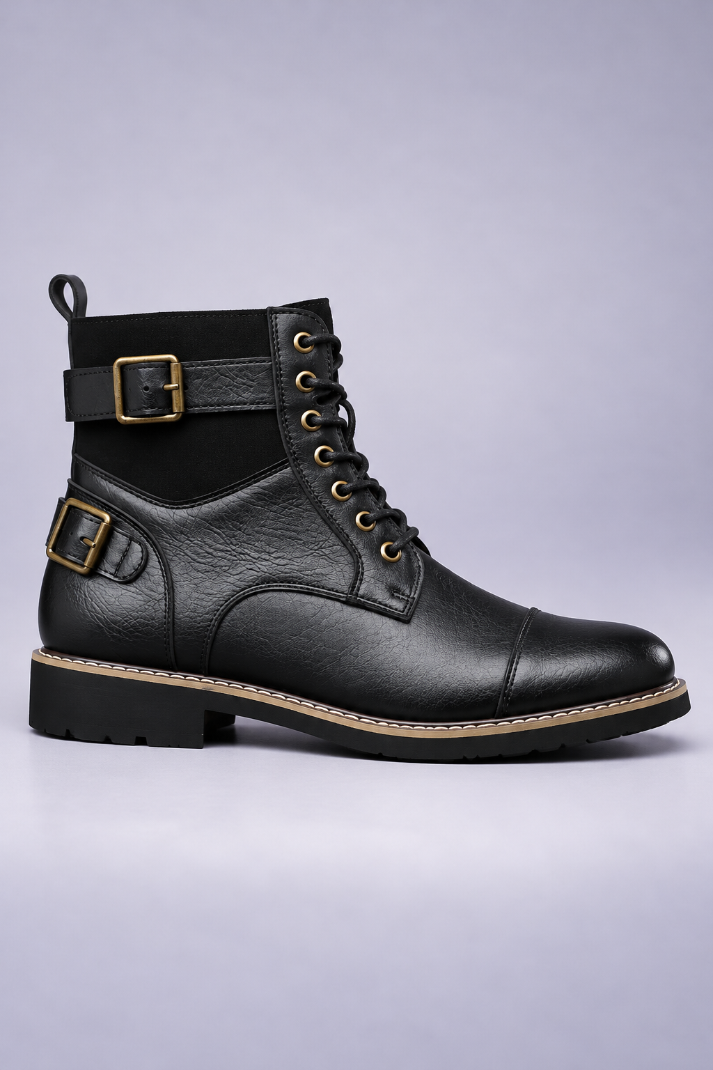 Bottines Lacées Double Boucle