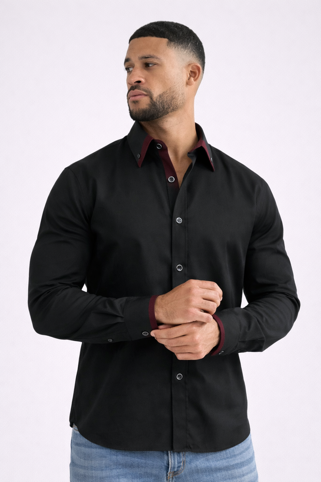 Camisa Clásica De Algodón De Manga Larga