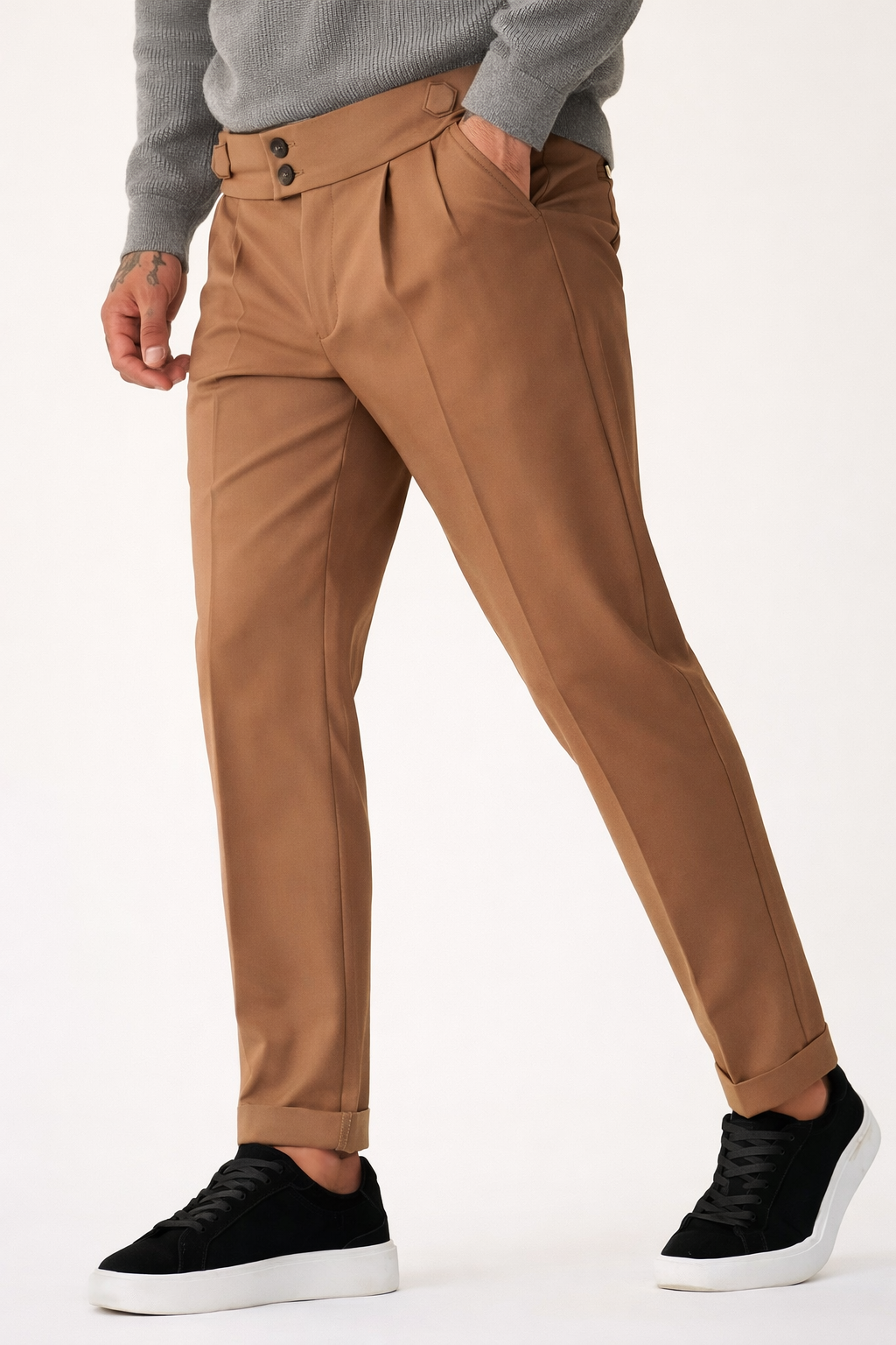 Pantalón De Corte Recto