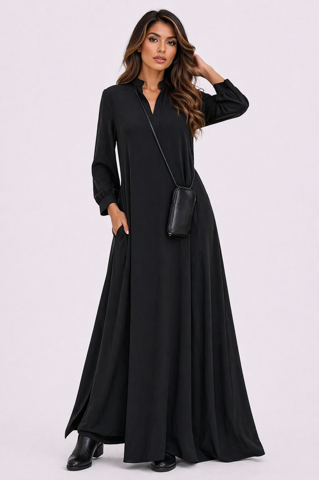 Vestido Maxi Corte De Suelto