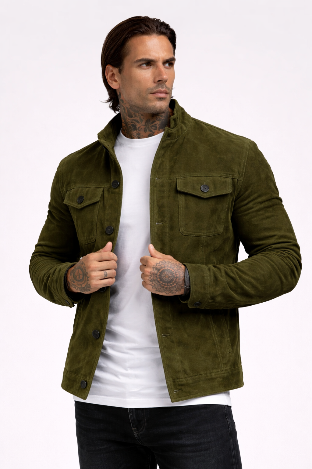 Chaqueta de Piel Sintética