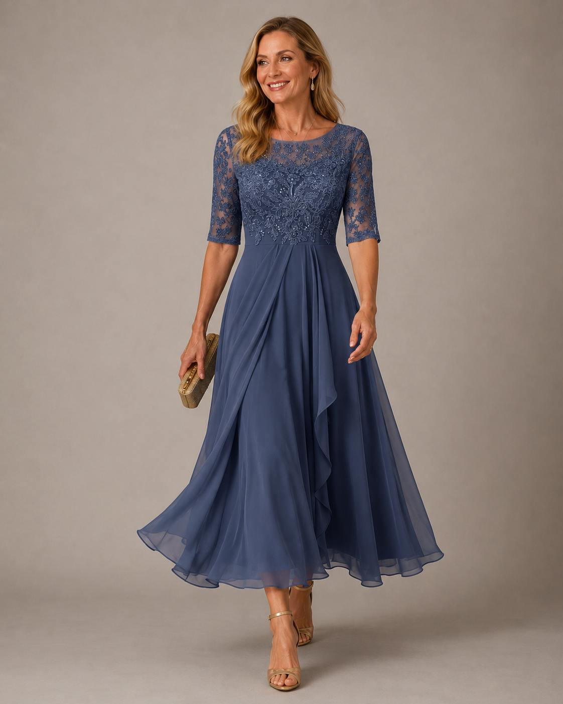 Robe Midi Buste Dentelle