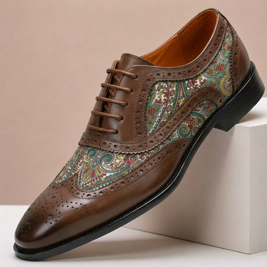 Richelieus Brogue Paisley