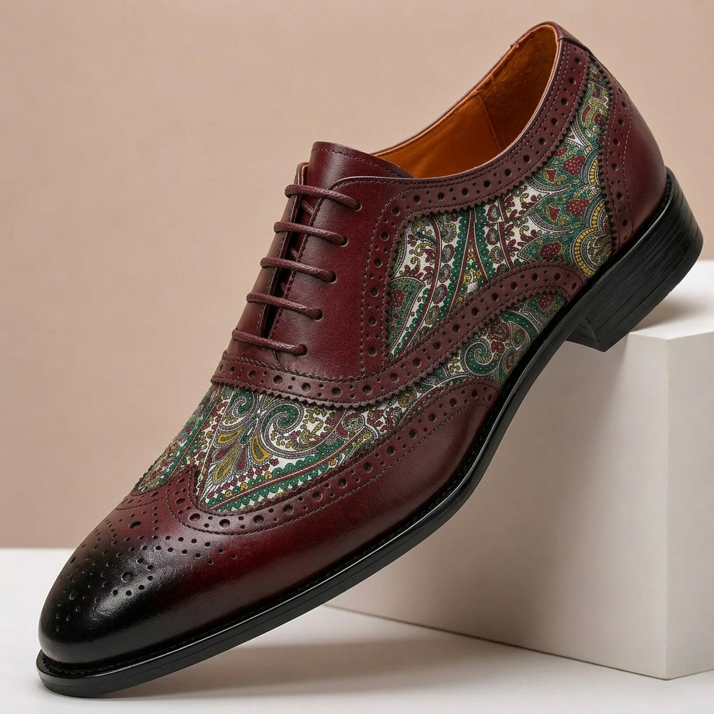 Richelieus Brogue Paisley