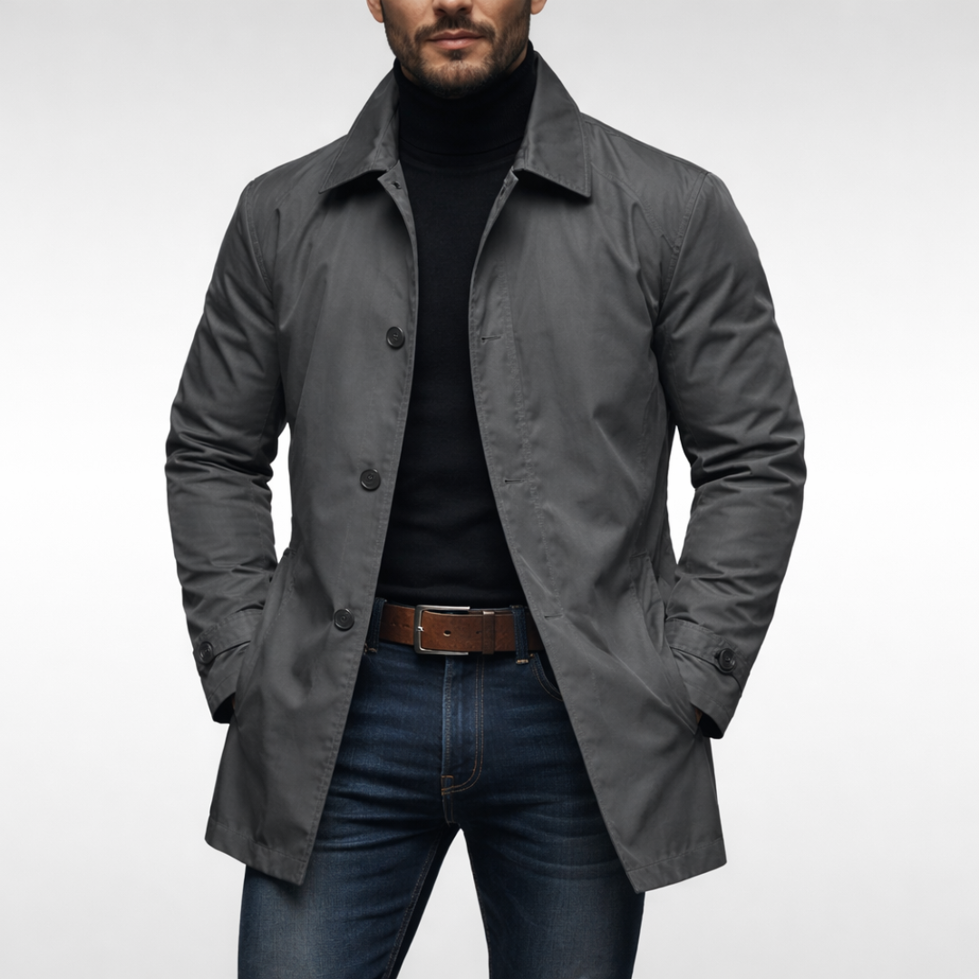 Manteau ajusté à coupe droite