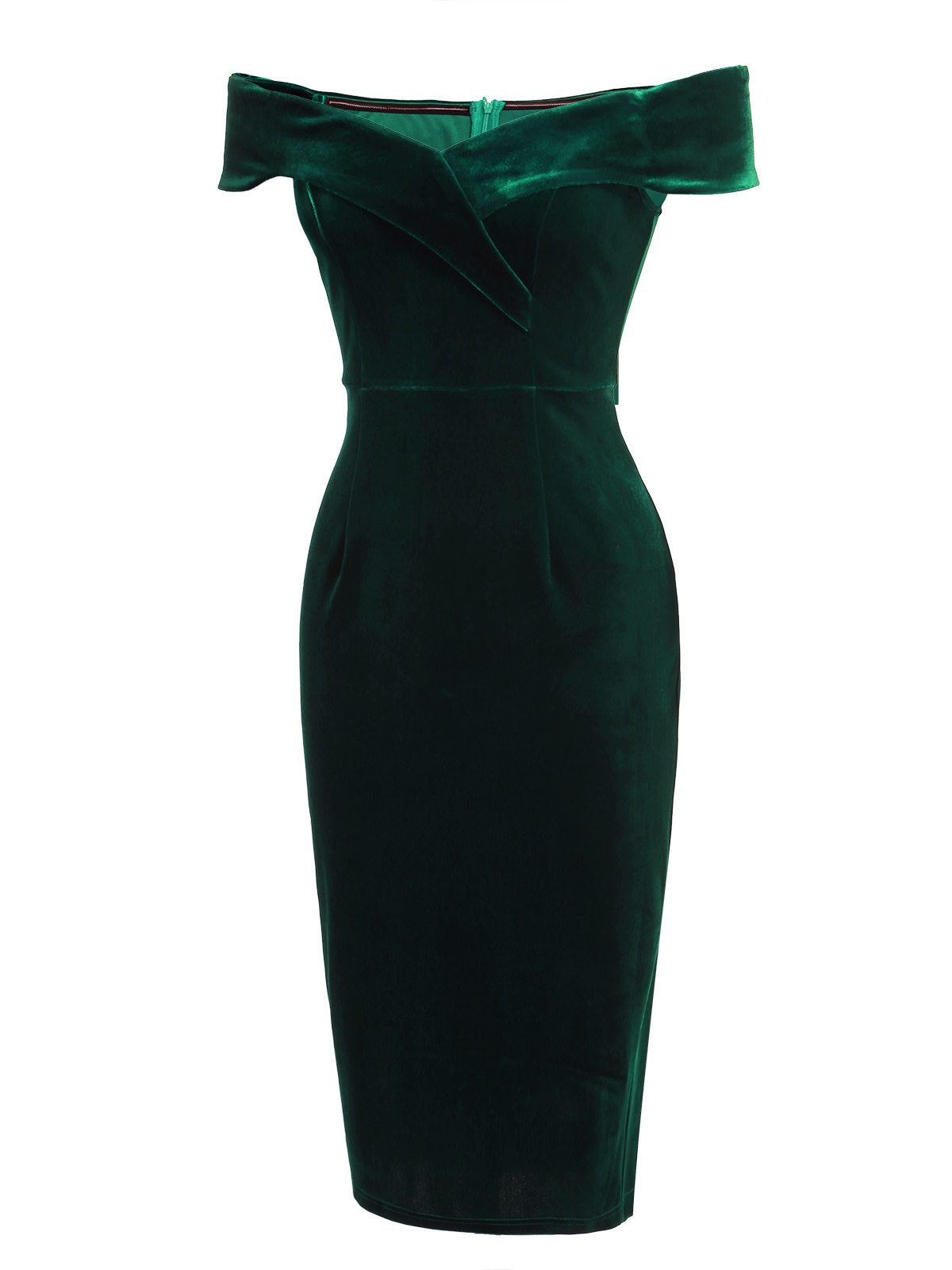 Vestido Ajustado De Terciopelo