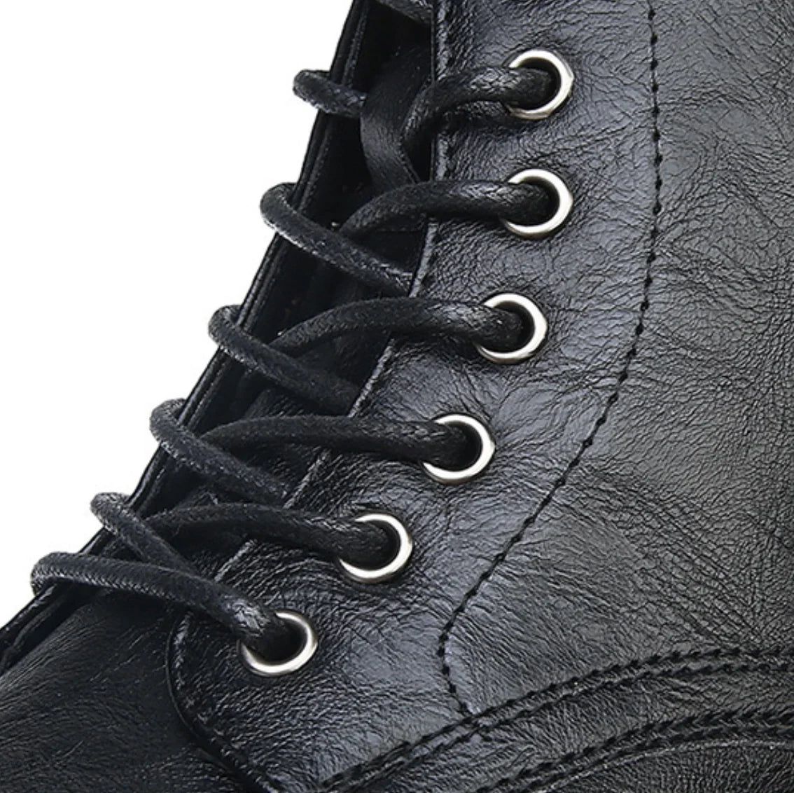 Bottines Lacées Bout Patinées