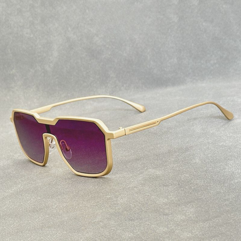 Lunettes de Soleil Masque Métal
