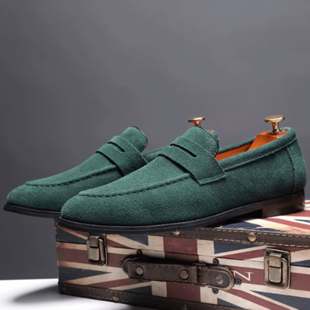 Mocassins Penny en Daim