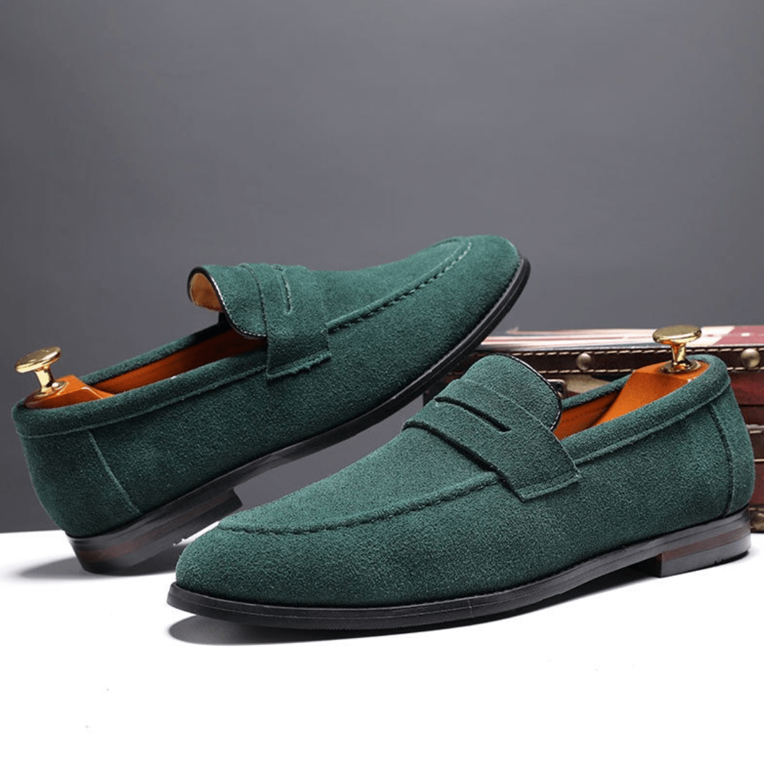 Mocassins Penny en Daim