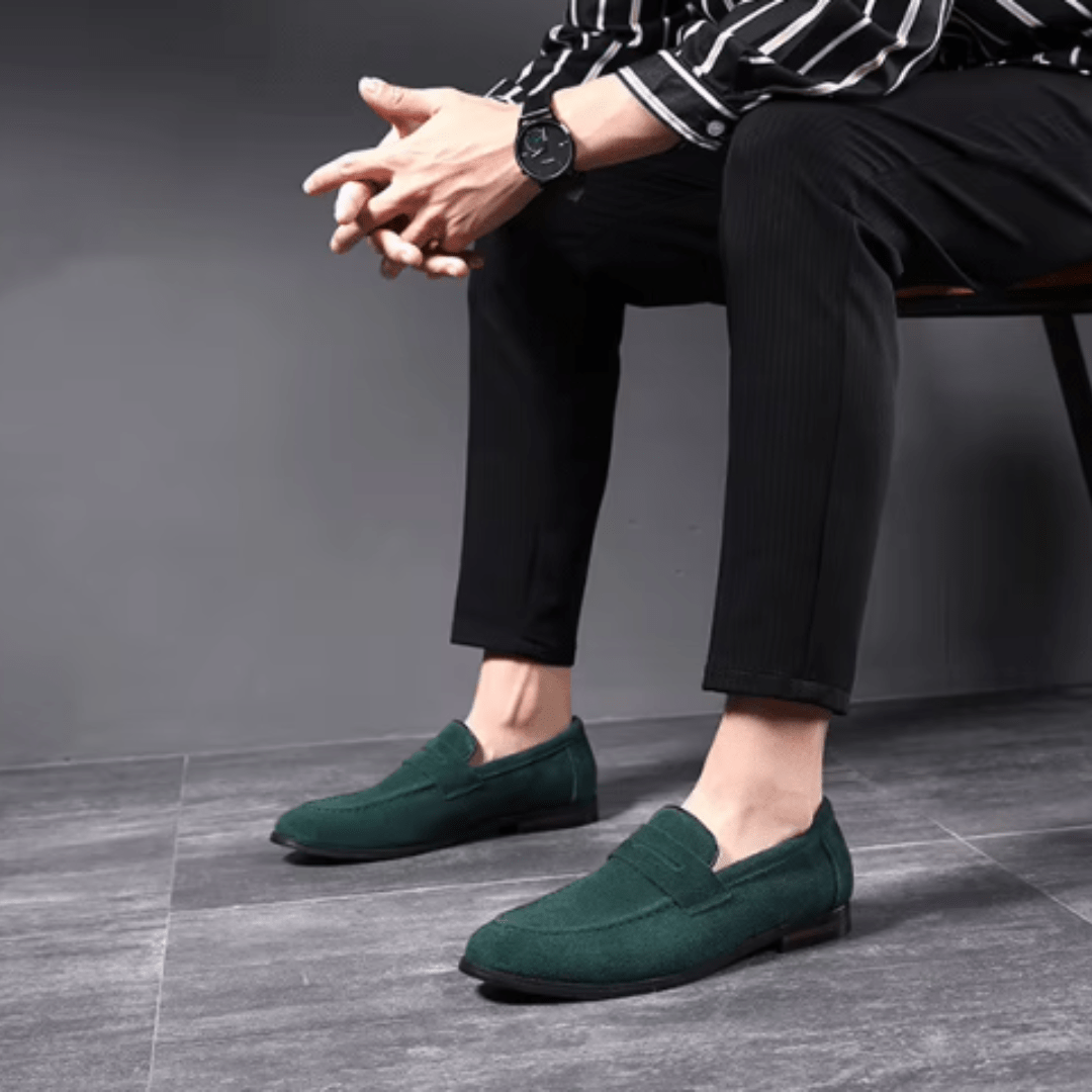 Mocassins Penny en Daim