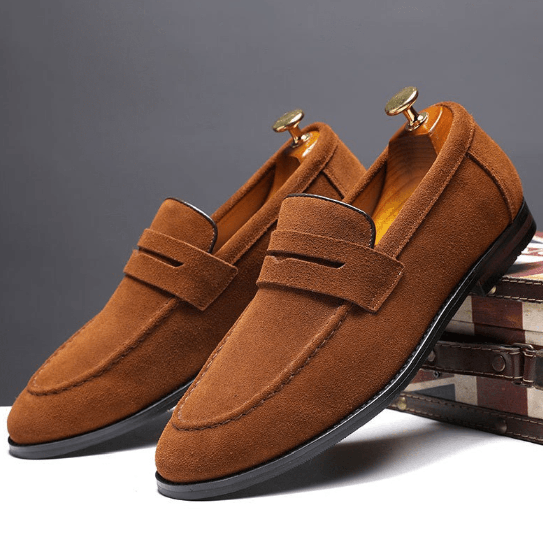 Mocassins Penny en Daim