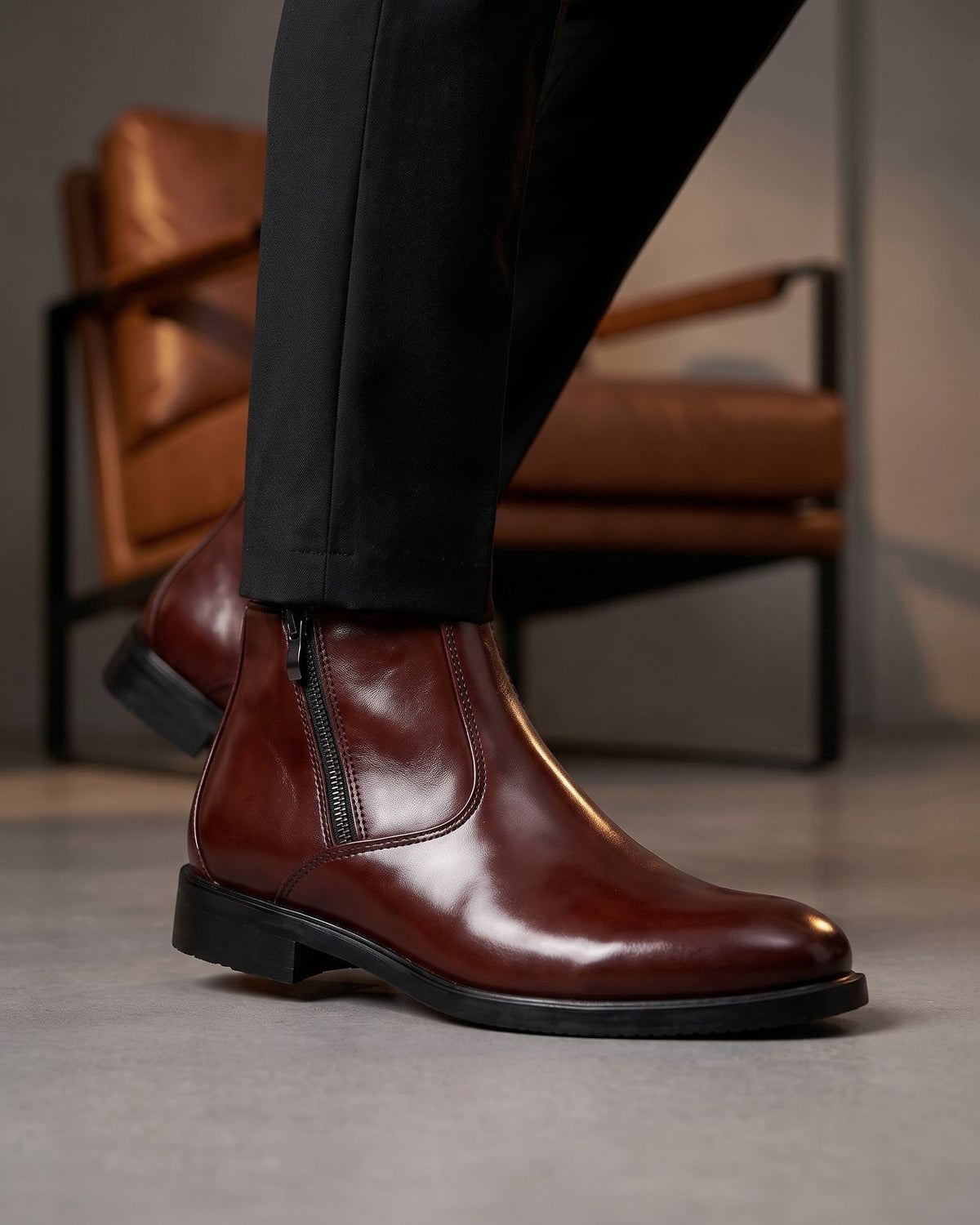 Bottines Zippées