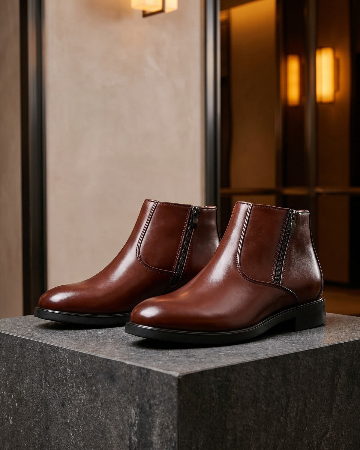 Bottines Zippées