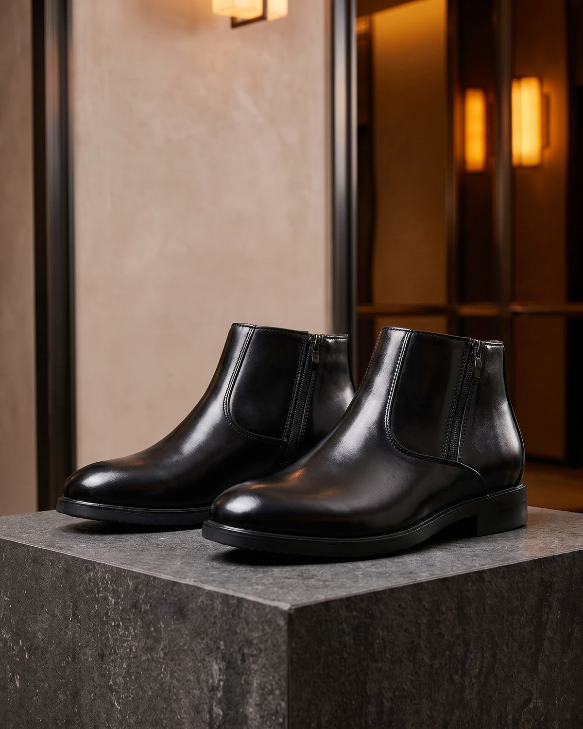 Bottines Zippées