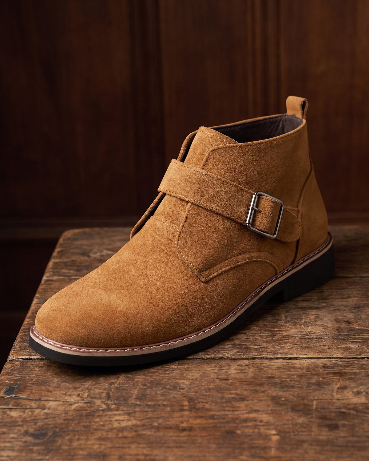 Bottines en Daim à Boucle