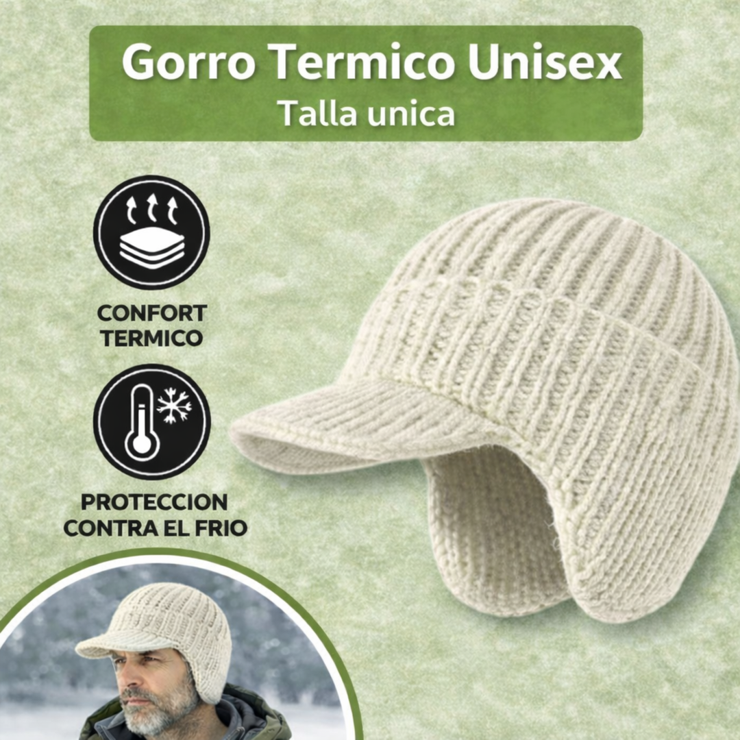 Gorro de Invierno Unisex con Protección para las Orejas