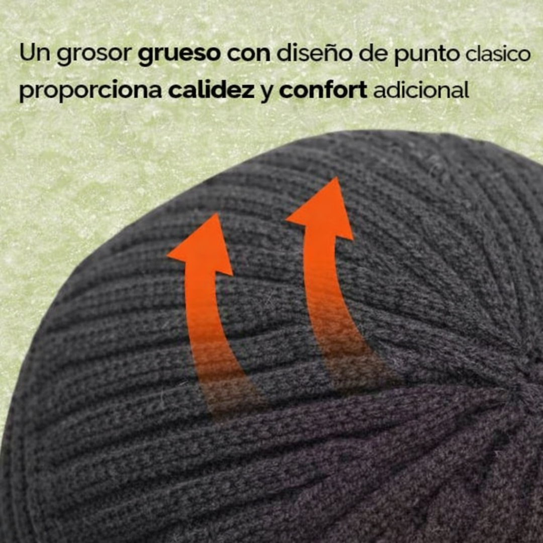 Gorro de Invierno Unisex con Protección para las Orejas
