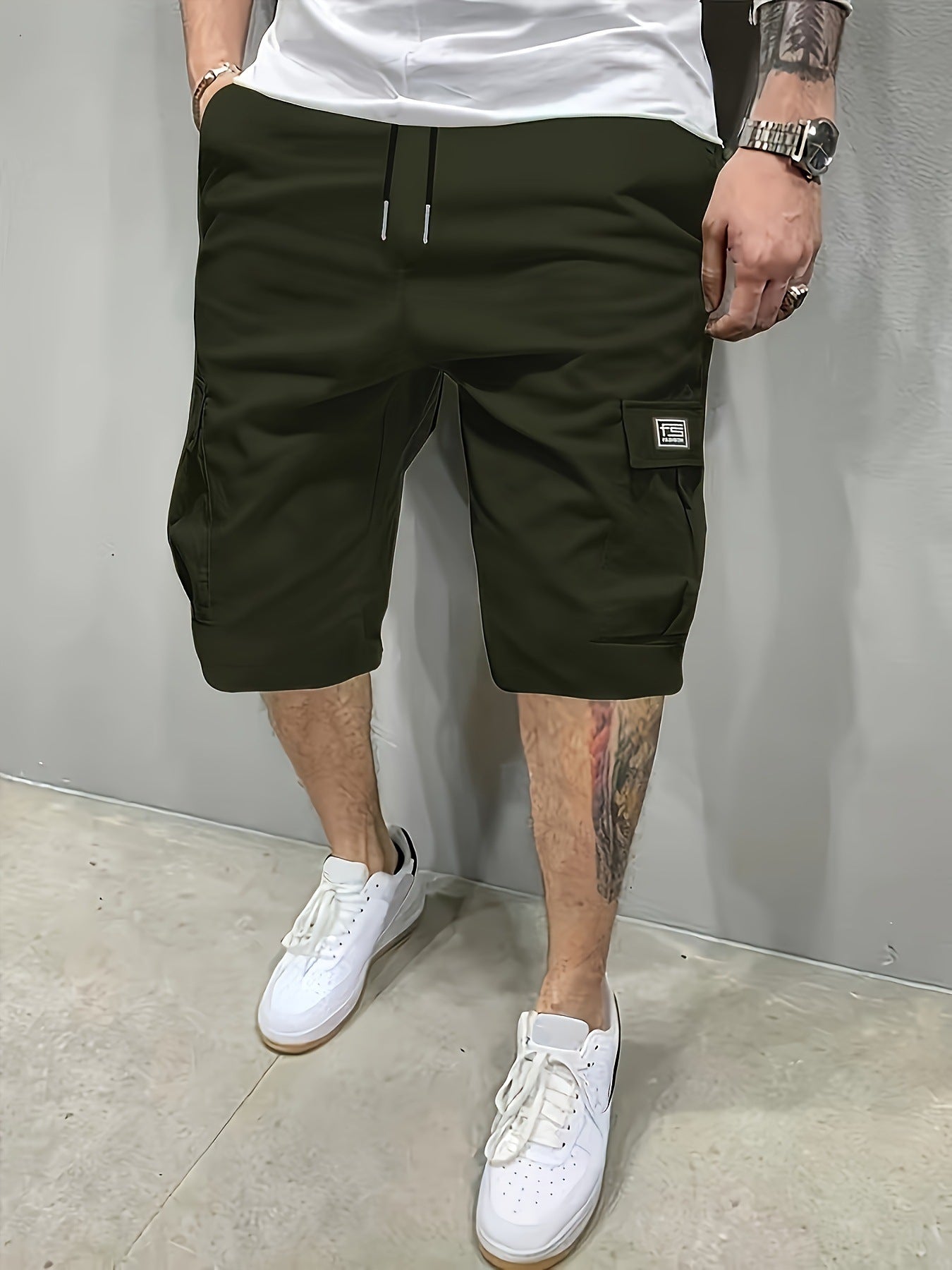 Pantalon cargo court