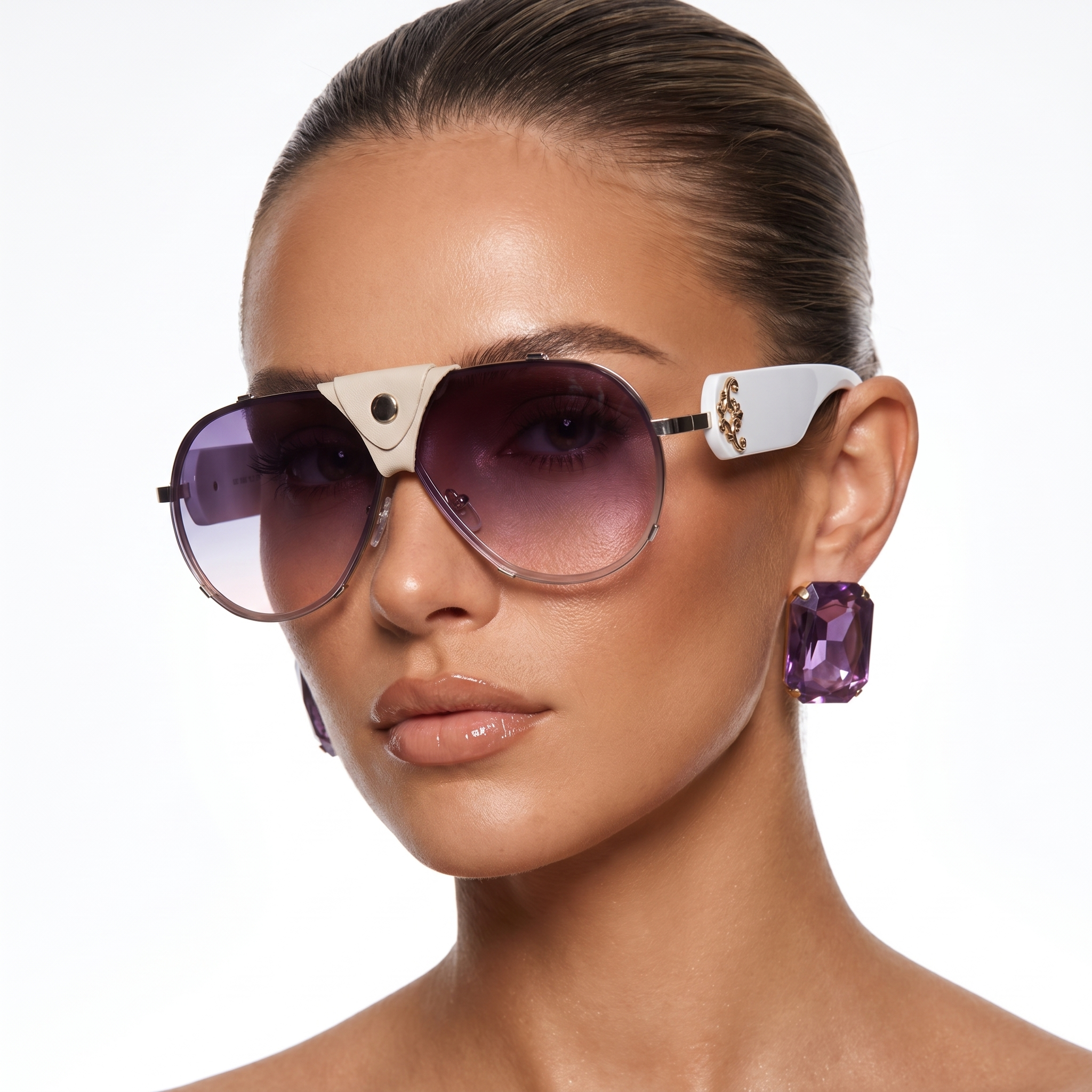 Lunettes de Soleil Aviateur Cache-Nez