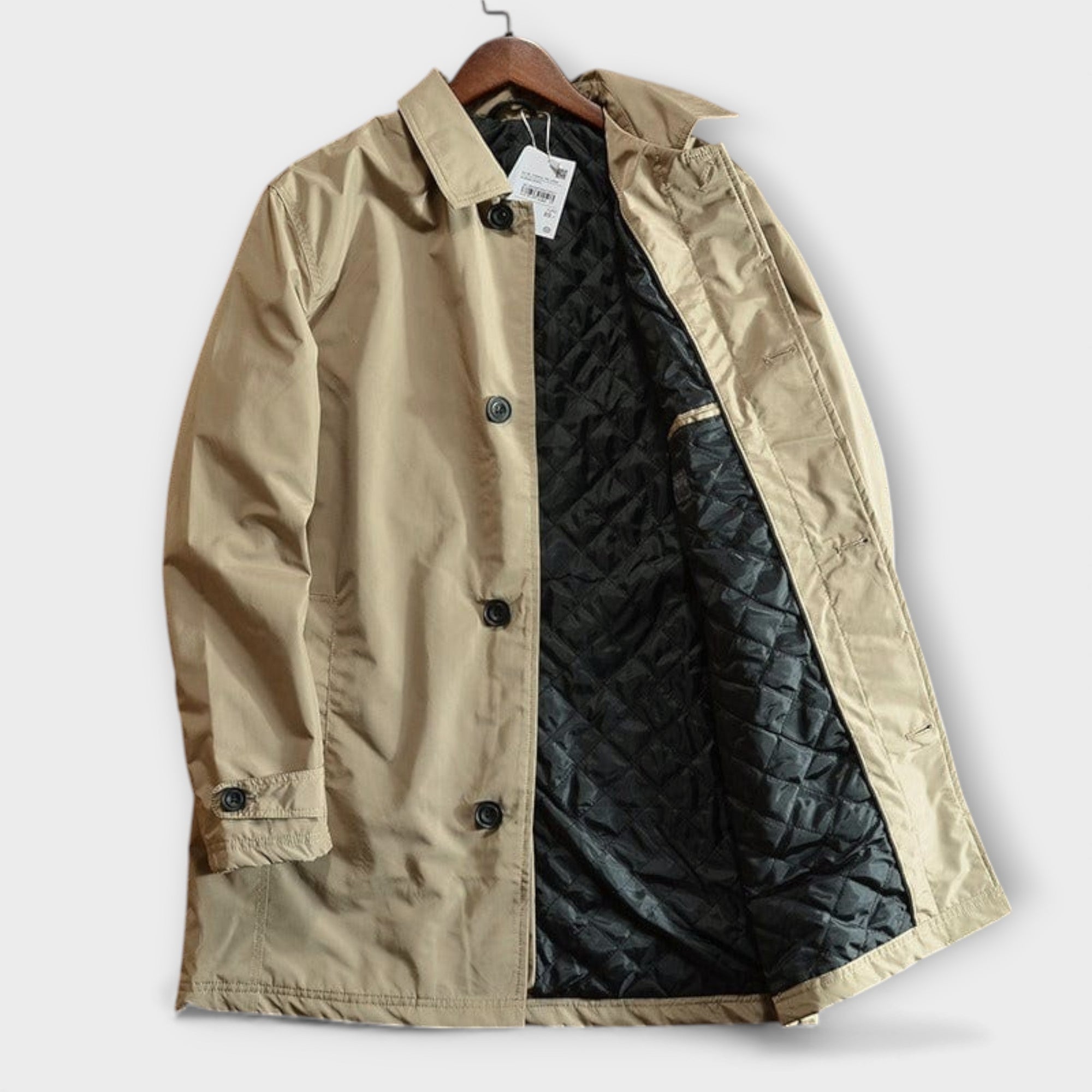Manteau ajusté à coupe droite