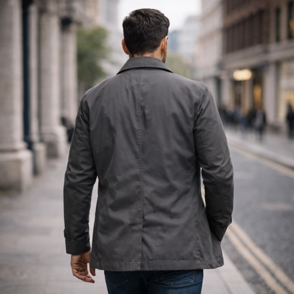 Manteau ajusté à coupe droite