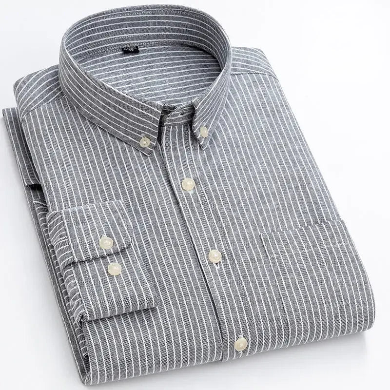 Camisa de Rayas De Algodón