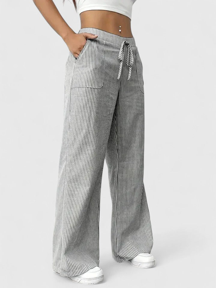 Pantalón Ancho de Línea Clásica