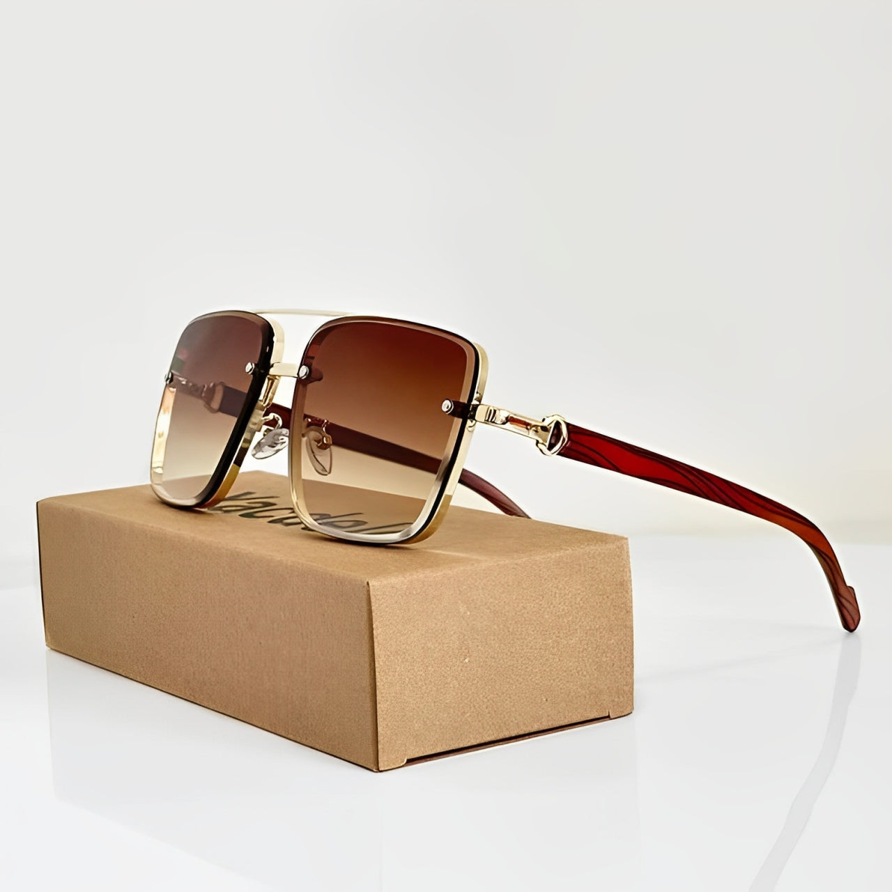Lunettes de Soleil Branches Bois