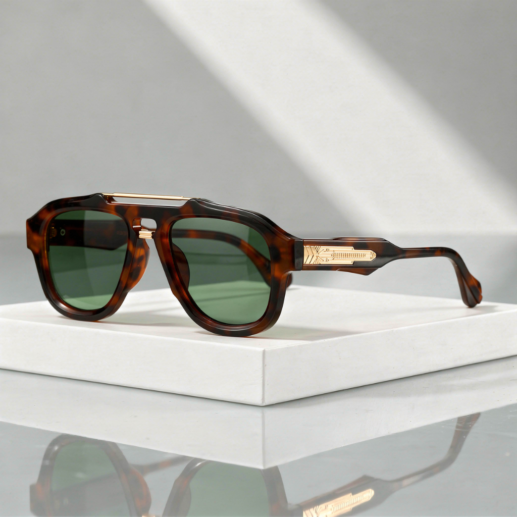 Lunettes de Soleil Aviateur Double Pont