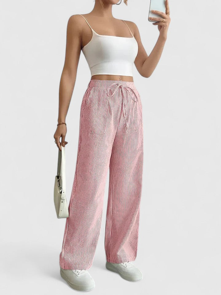 Pantalón Ancho de Línea Clásica