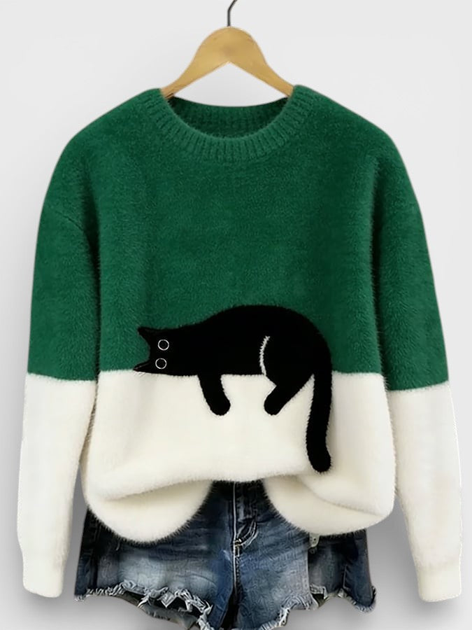 Sudadera con Estampado lustrado