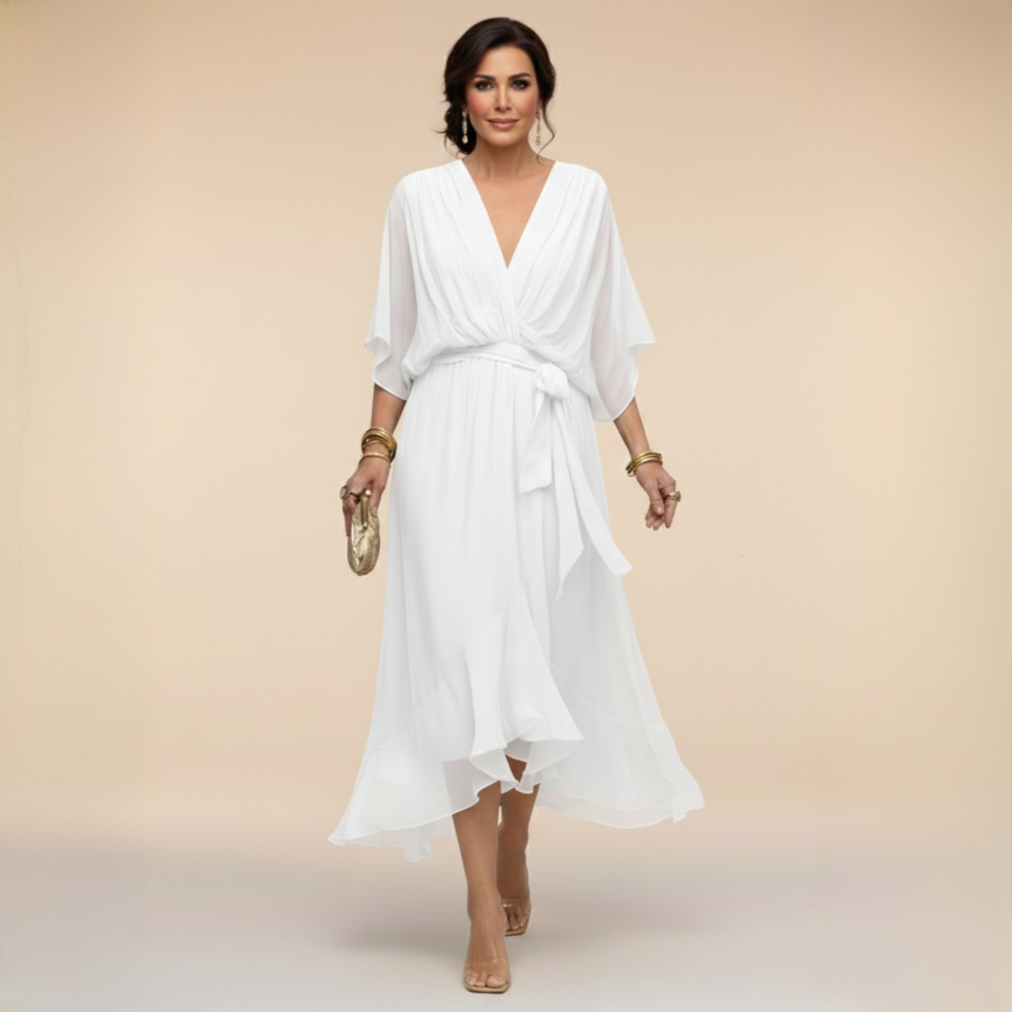 Monica | V-Neck Dress