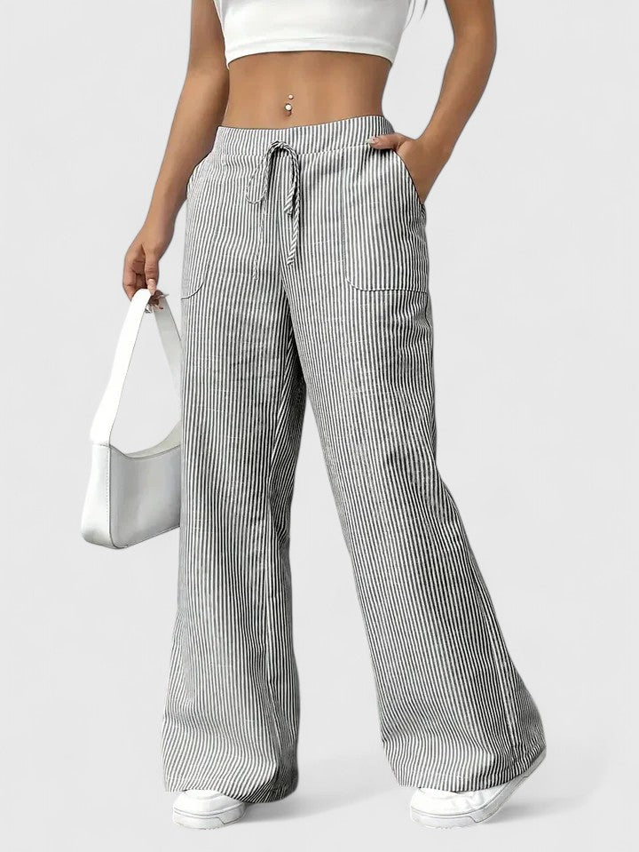 Pantalón Ancho de Línea Clásica