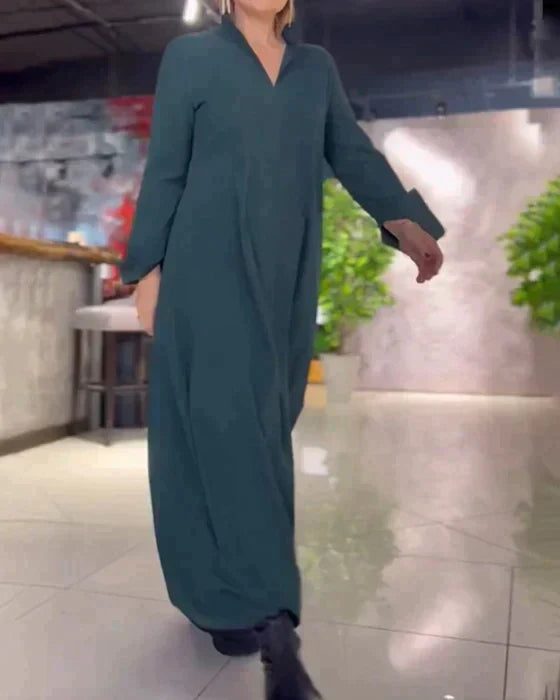 Vestido Maxi Corte De Suelto