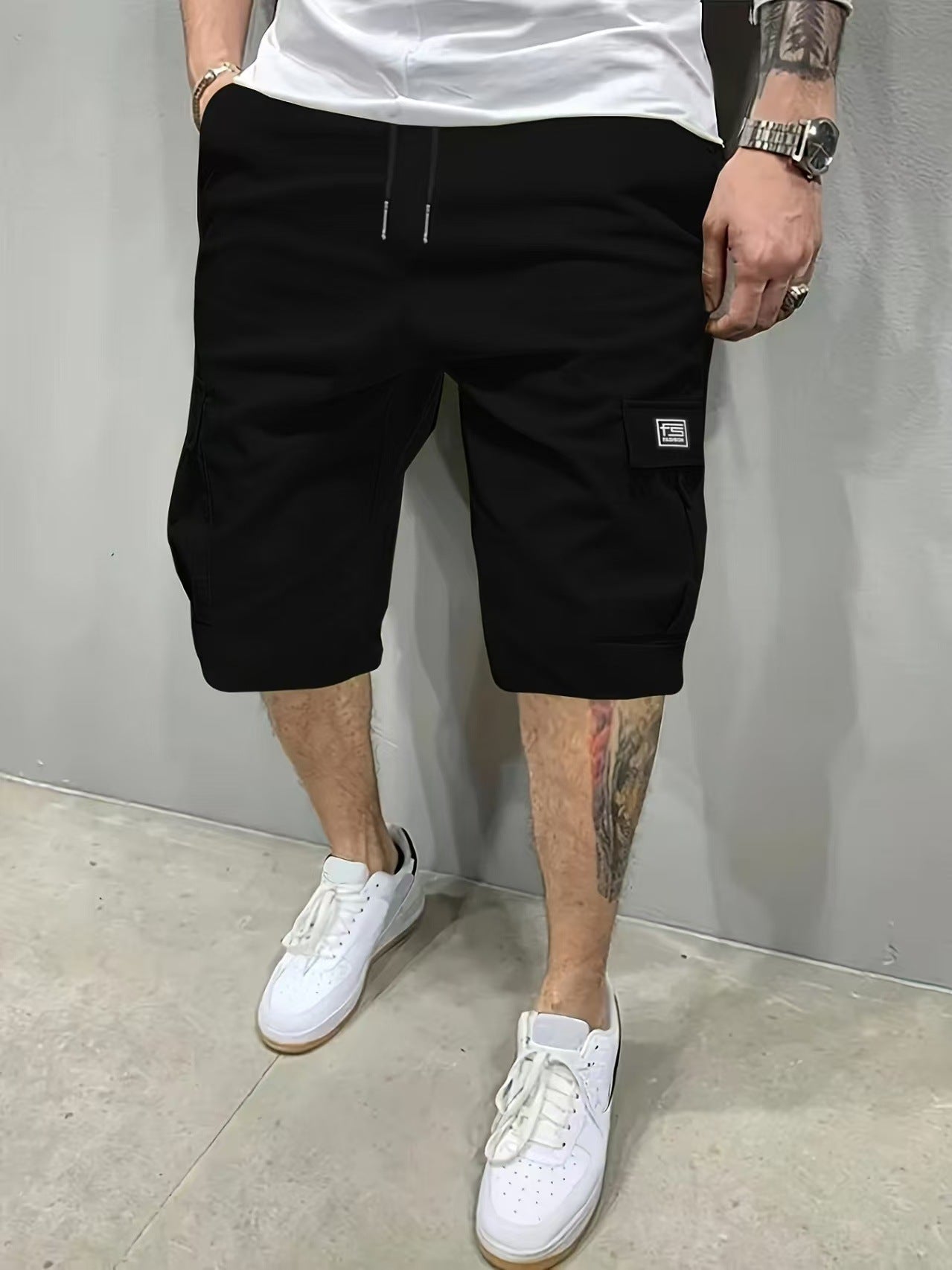 Pantalon cargo court