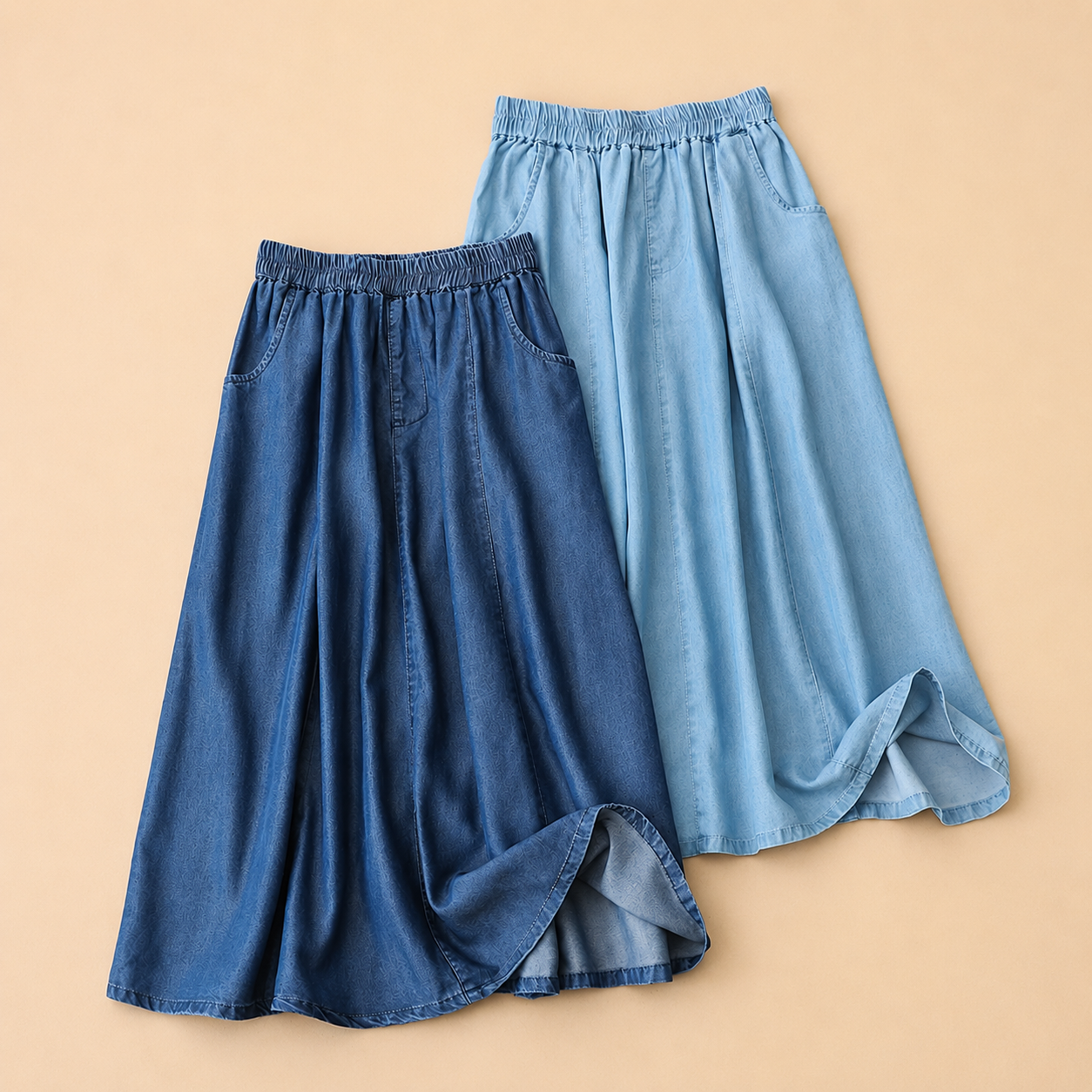 Jupe Midi en Denim