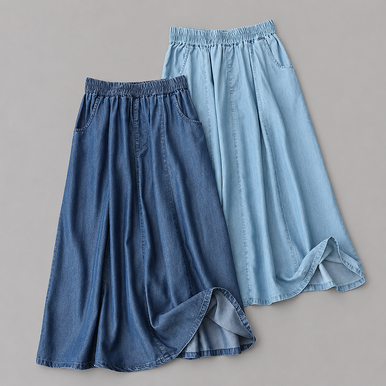 Jupe Midi en Denim