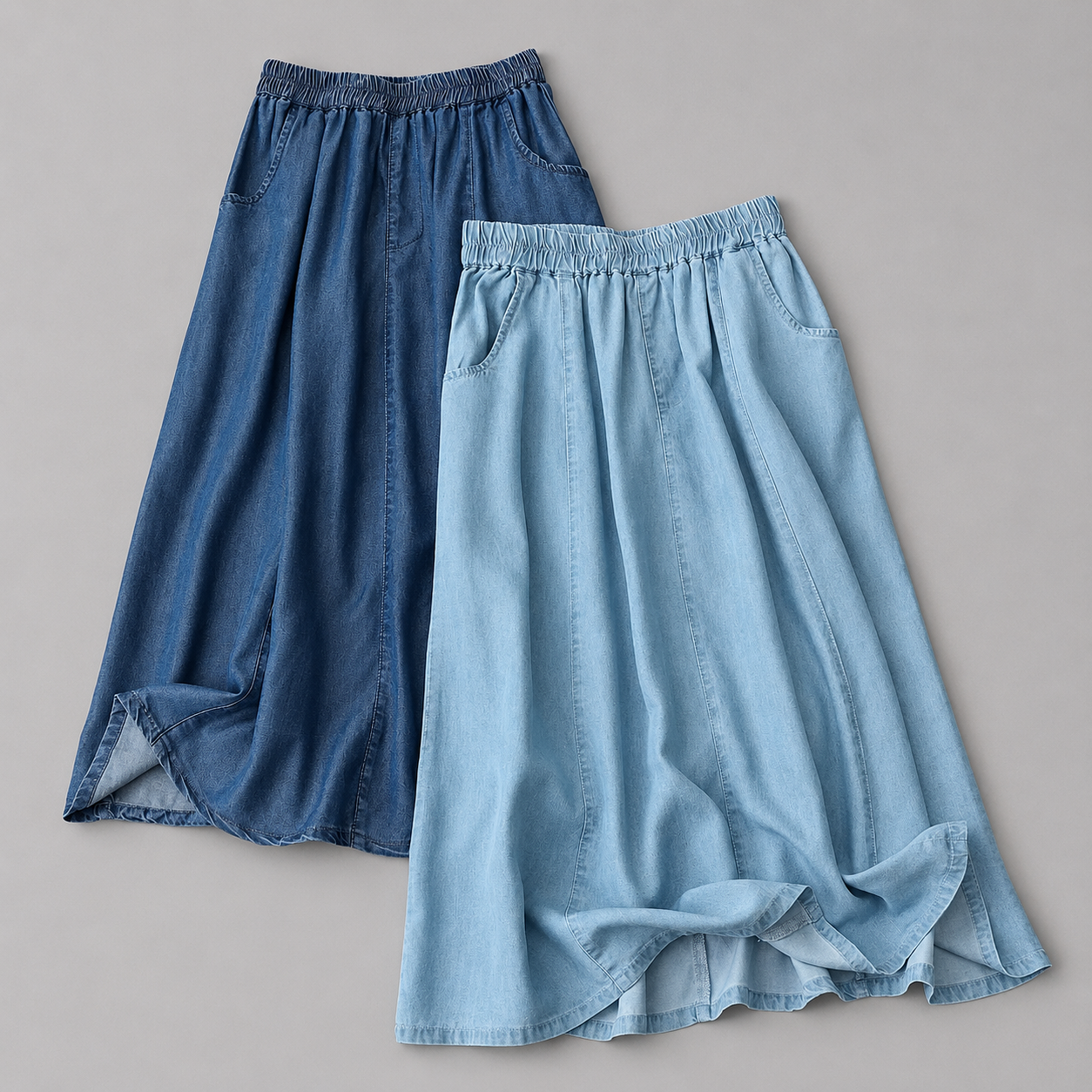 Jupe Midi en Denim