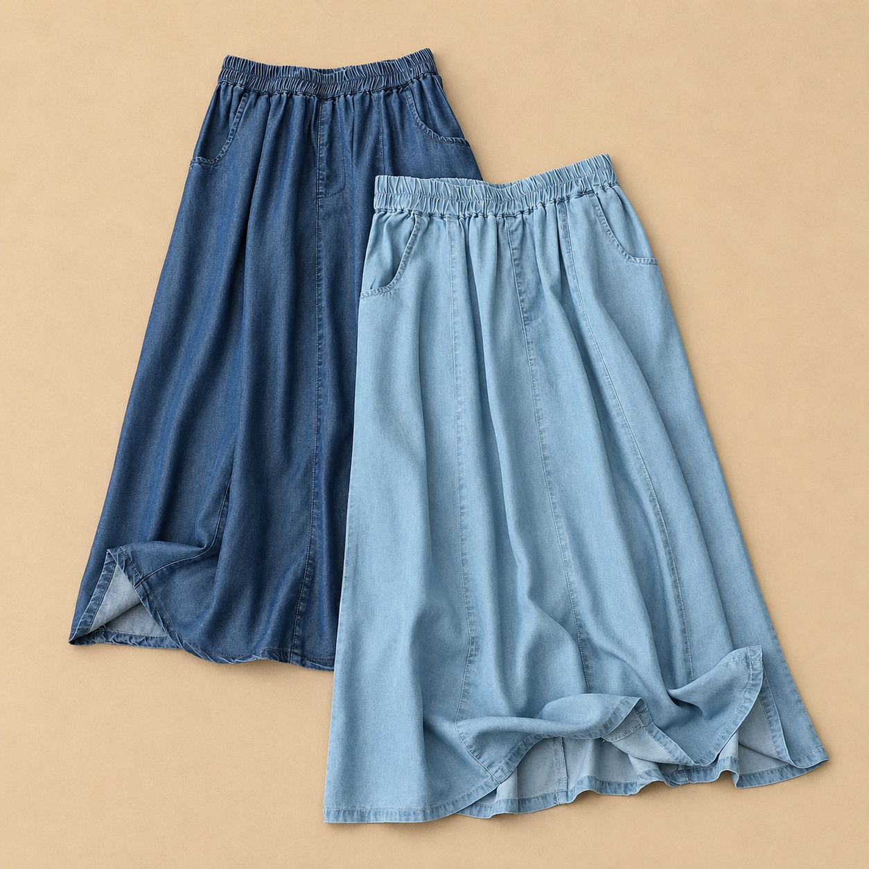 Jupe Midi en Denim