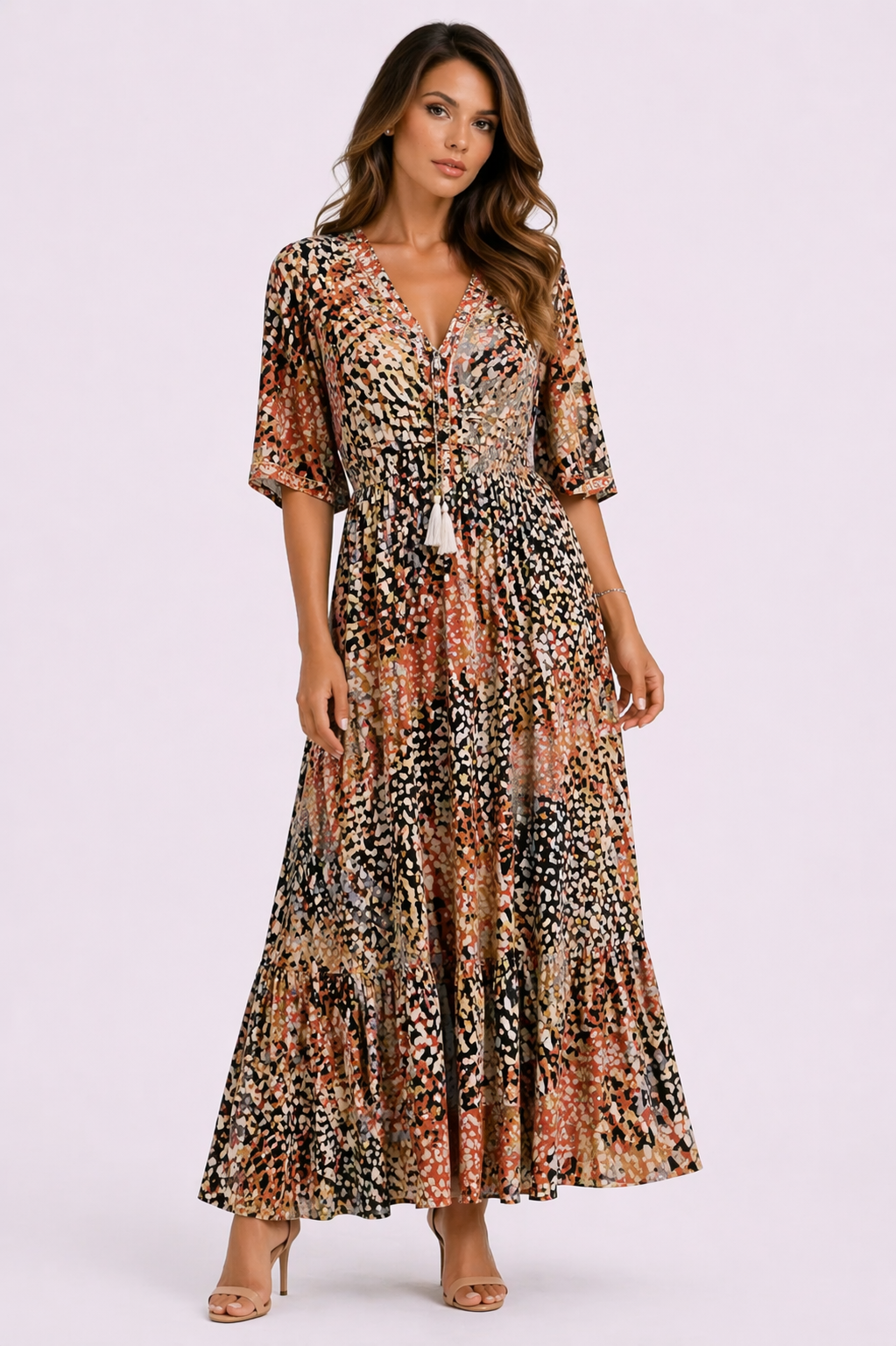 Vestido Midi Floral