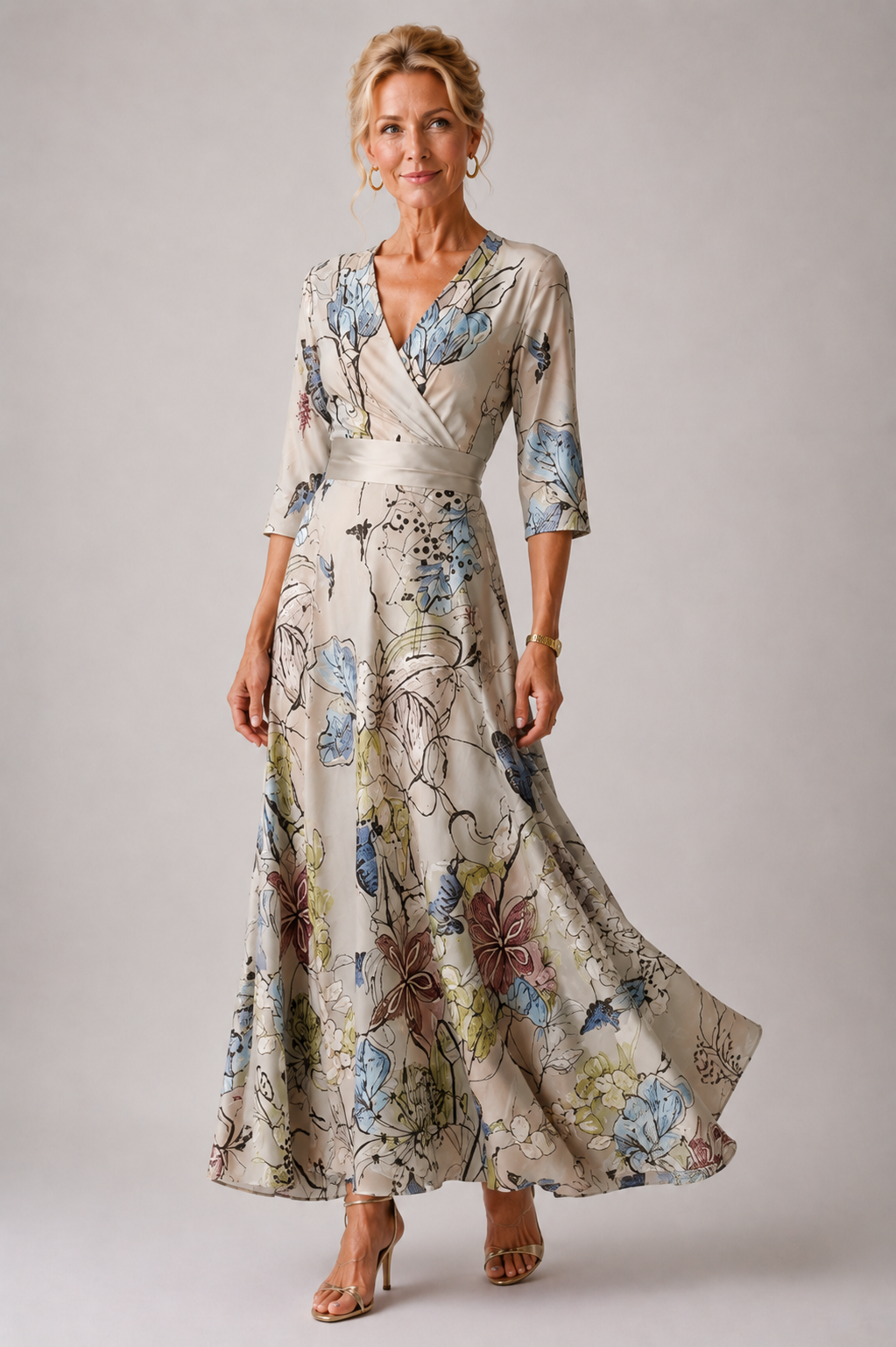 Ysa | Chic Dress with Floral Print