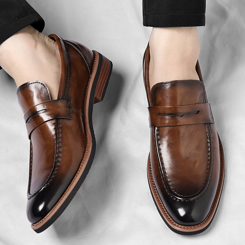 Mocassins Penny Patinés