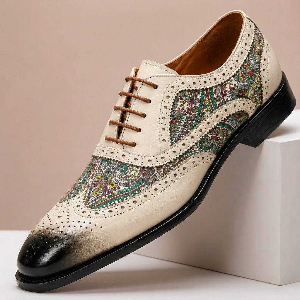 Richelieus Brogue Paisley