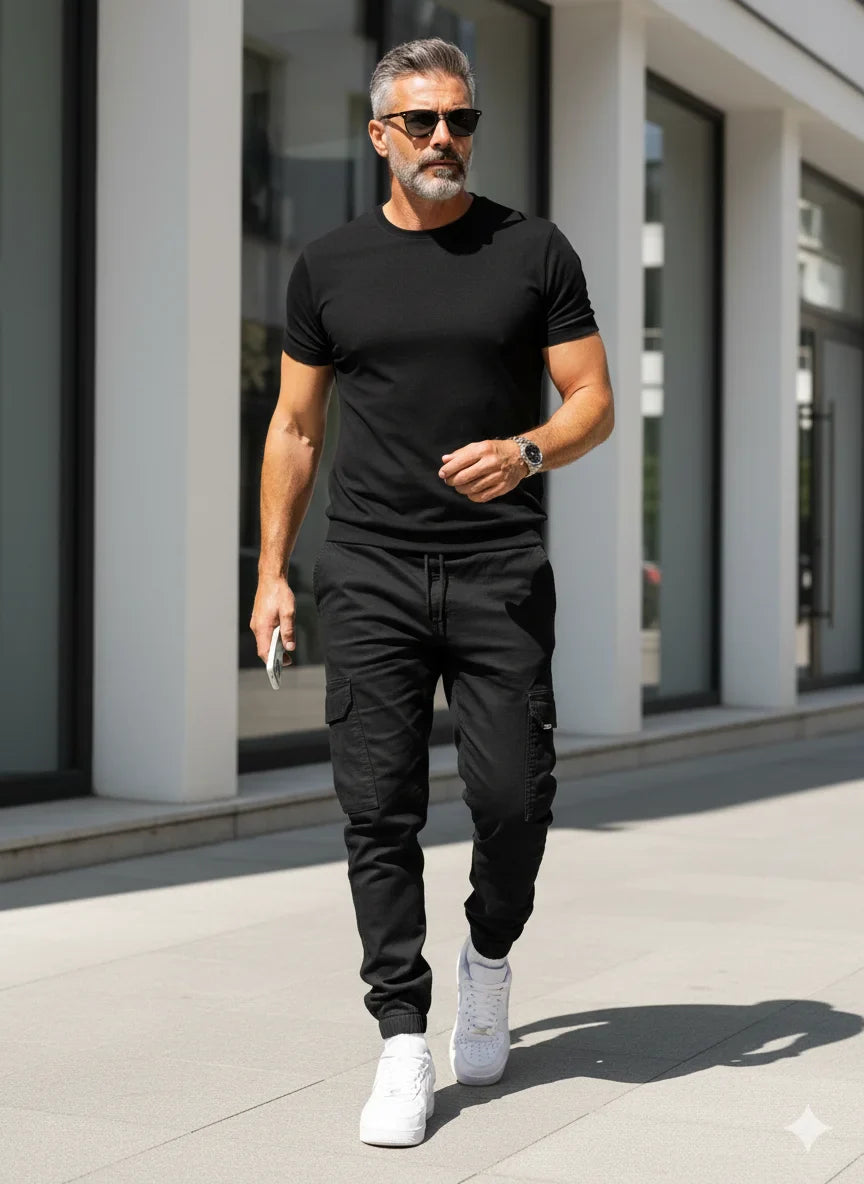 Pantalón Cargo de Corte Recto