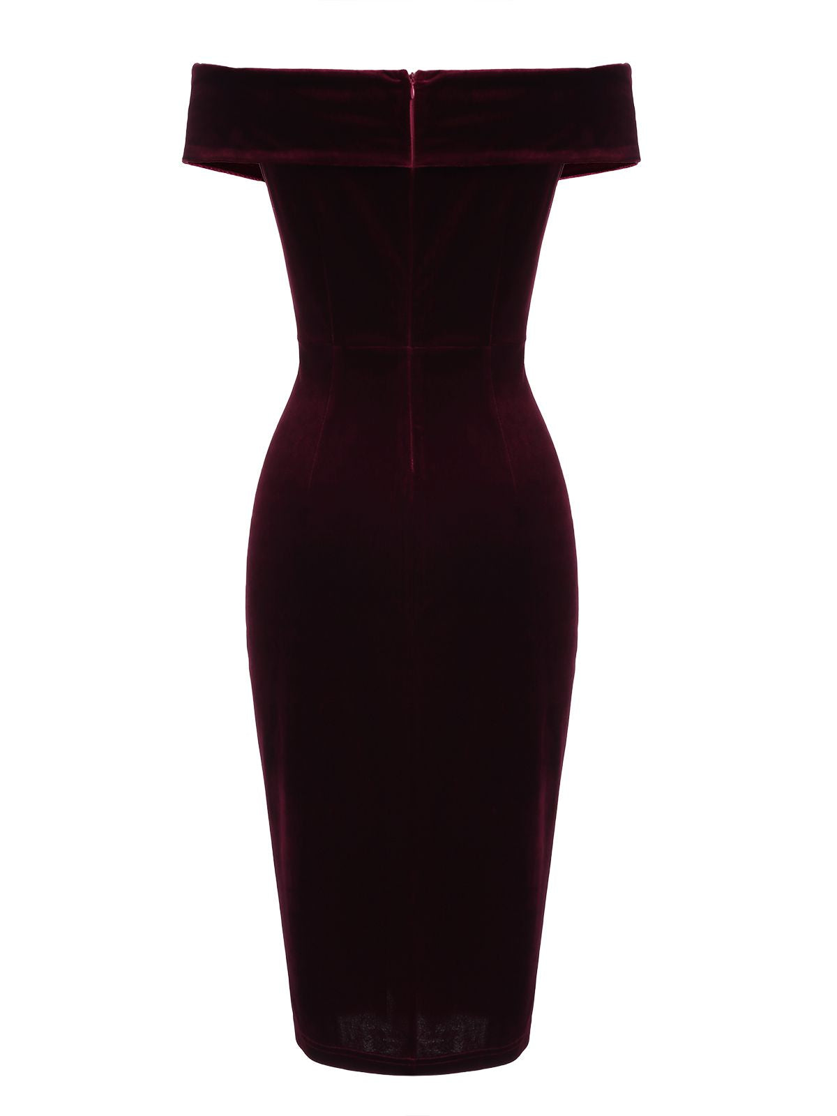 Vestido Ajustado De Terciopelo